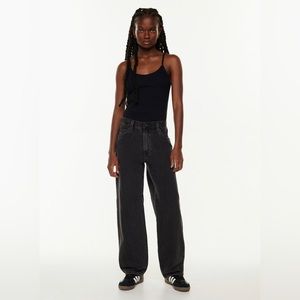 Baggy Dad Jean - Black Stonewash